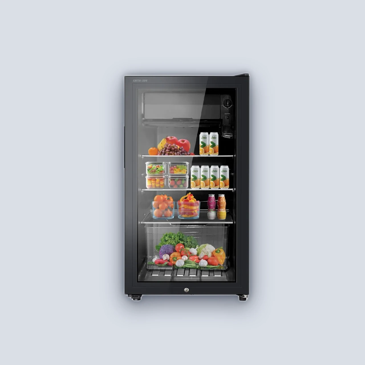 Green Lion GMF-83 Mini Refrigerator 83L – Black