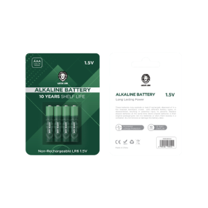 Green Lion Long-Lasting 1.5V Alkaline Battery – AAA
