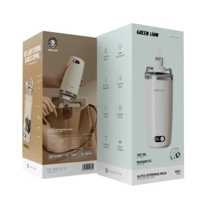 Green Lion Green Lion Auto-Stirring Mug 350mL – Cream