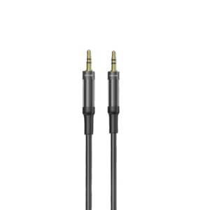 Green Lion AUX to AUX Braided Cable 1M – Black