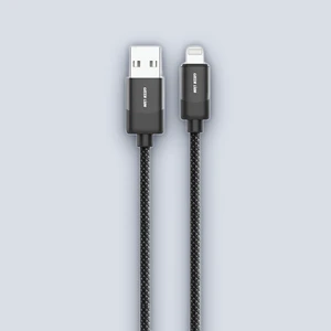 Green Lion Green Lion USB-A to Lightning Braided Cable 1m 12W – Black
