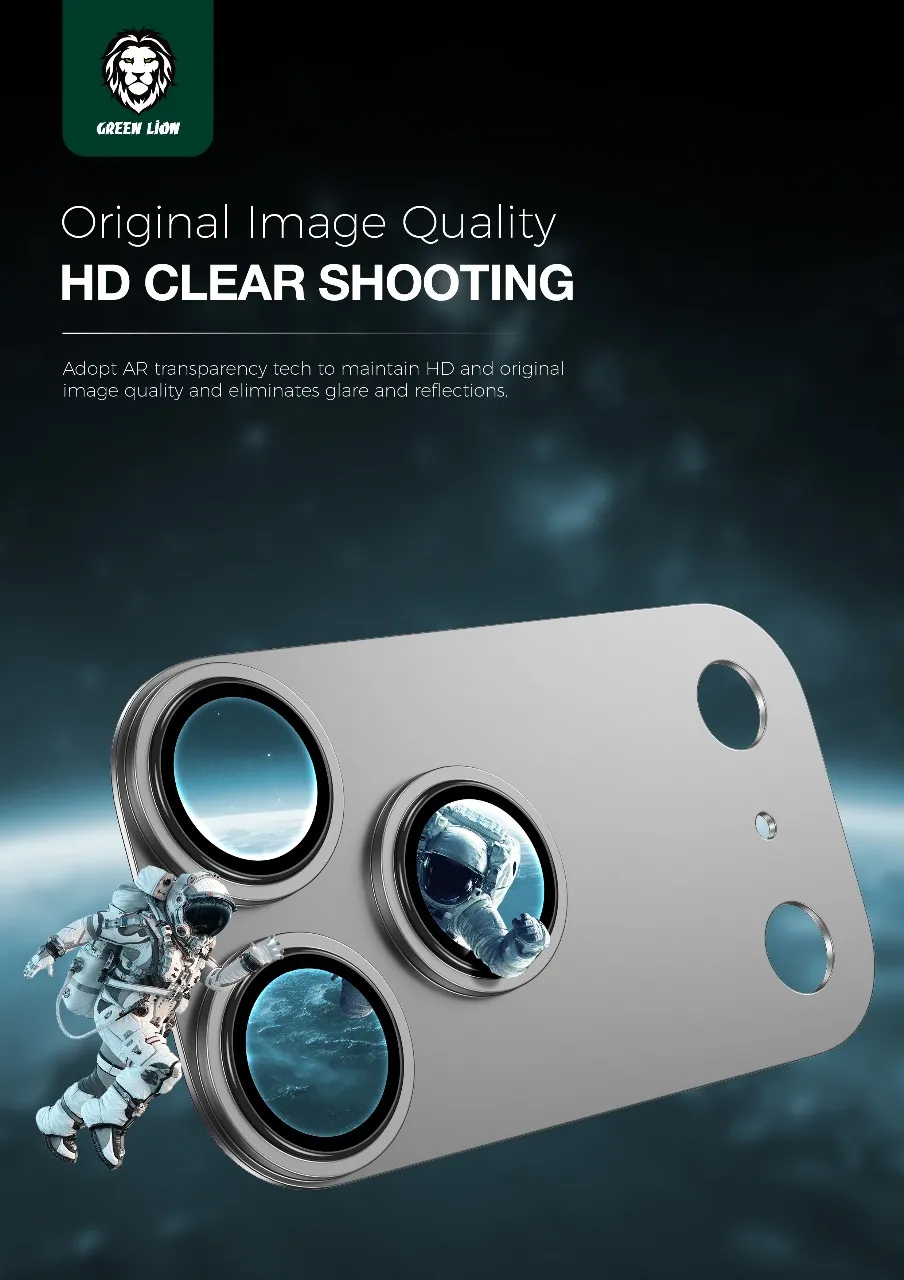 Green Lion Green Lion {GNCMLP17PSL} Green Lion Camera Lens Pro For iPhone 17 Pro – Silver Aluminum