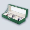 Green Lion Elegant Watch Box 6 Slots – Green – with Glass
