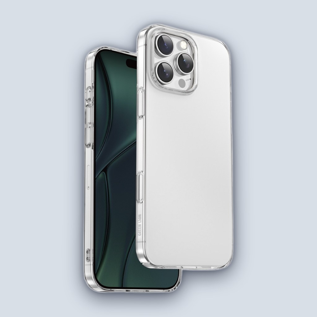 Green Lion Green Lion Delgado PC Case for iPhone 16 Series – Clear
