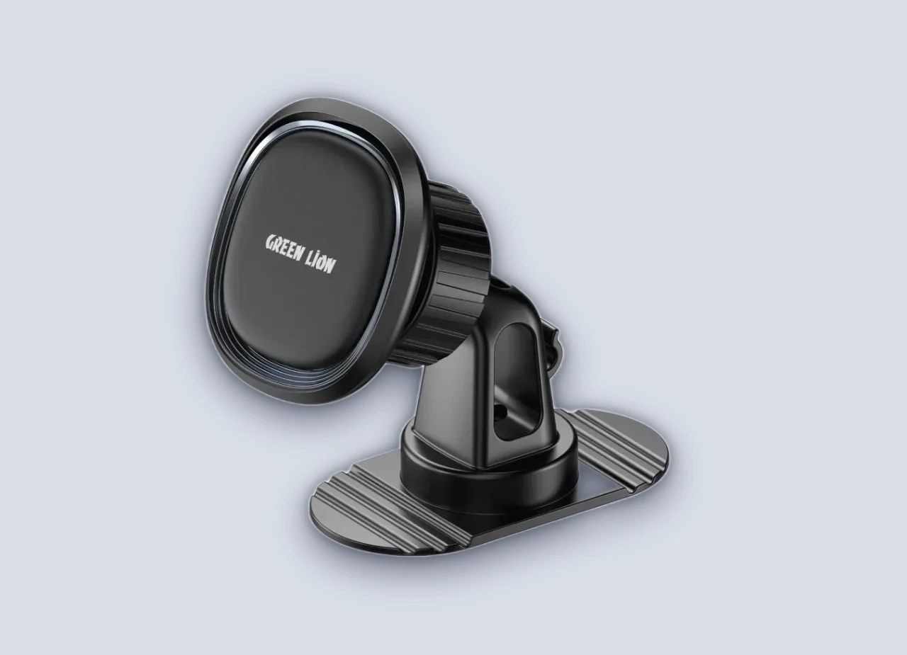 Green Lion Dash Hold Car Phone Holder – Black