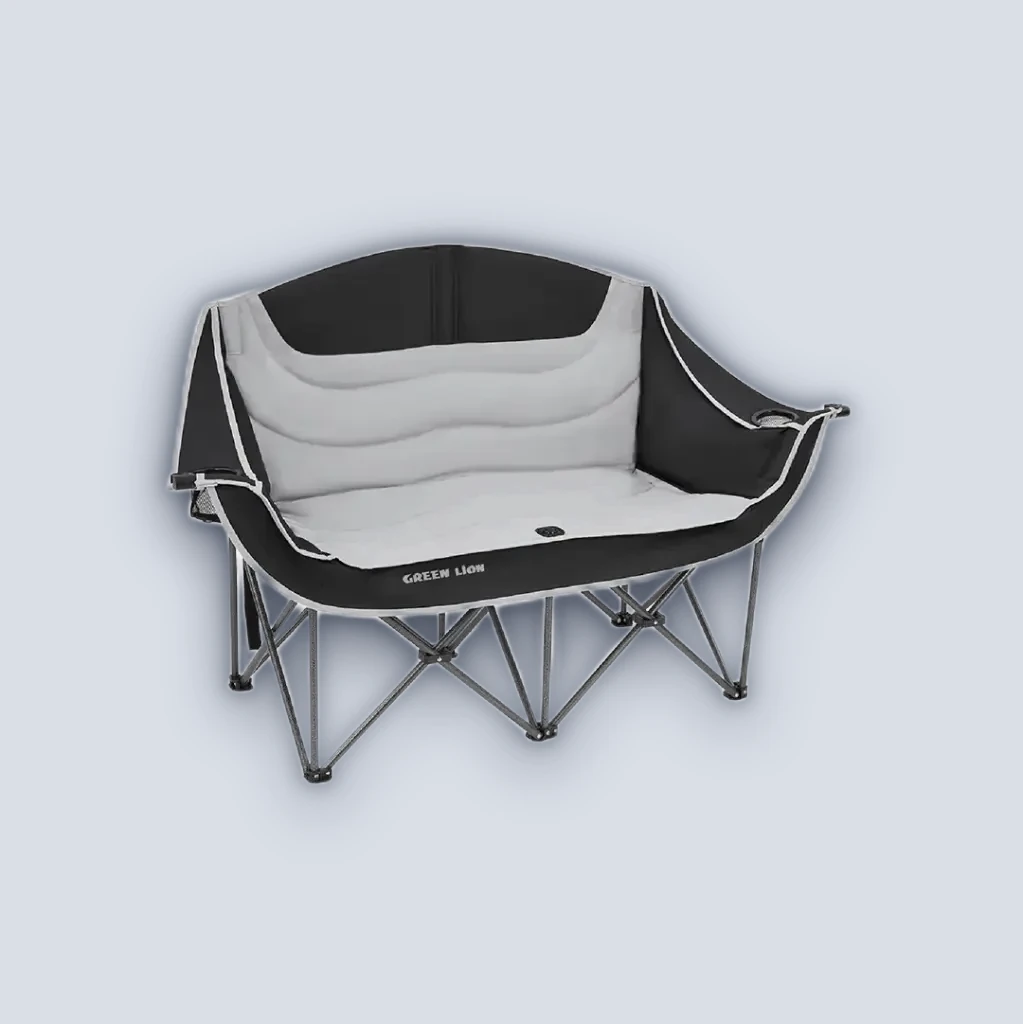 Green Lion Double Camping Chair – Beige