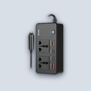 Green Lion GC-200 Car Inverter – Black