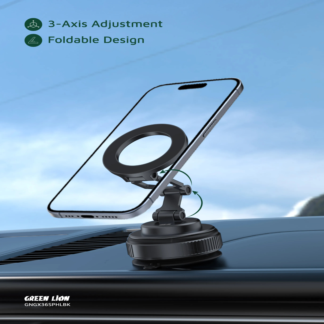 Green Lion Green Lion GX-36 Suction Phone Holder – Gray