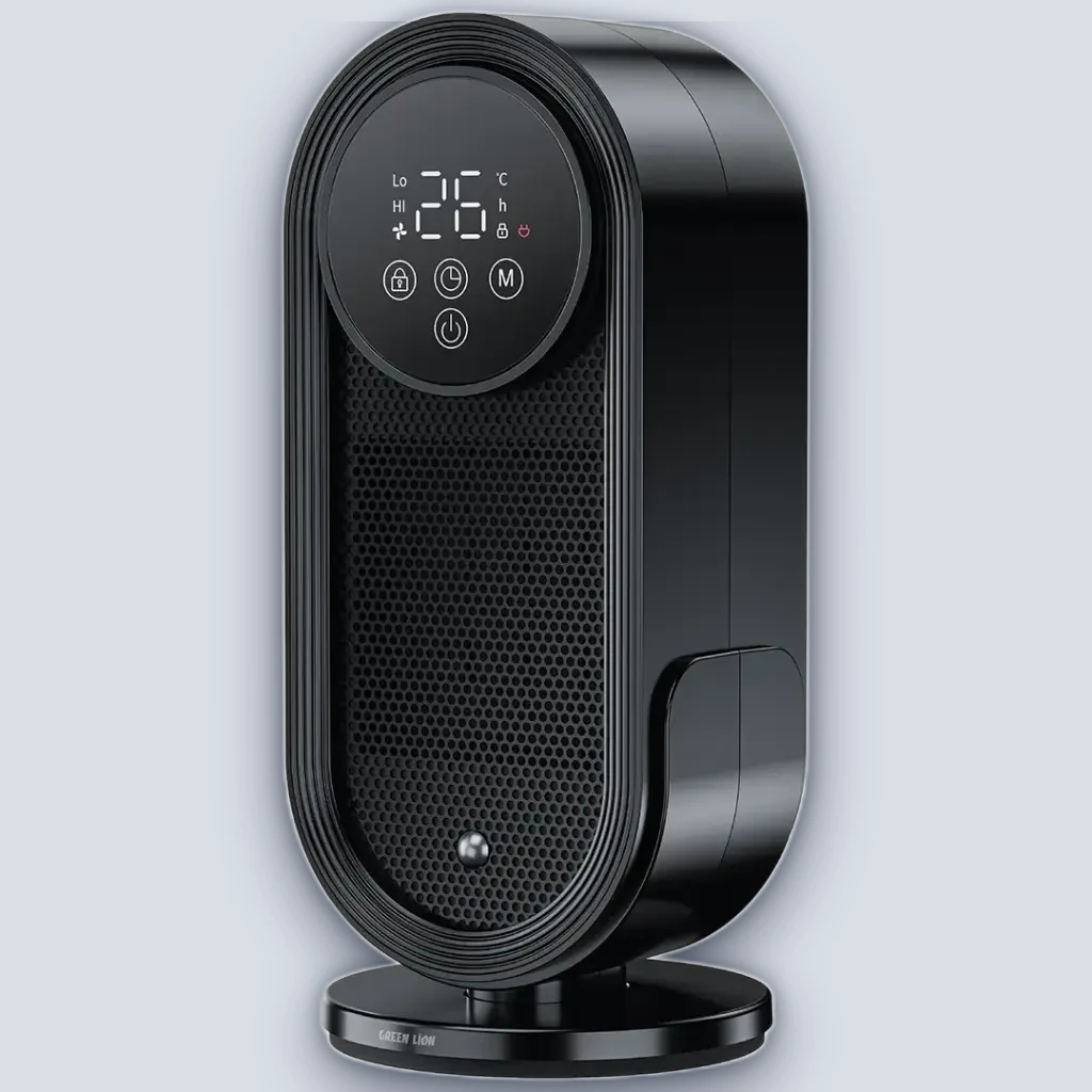 Green Lion Heater Lite Fan & Heater with Remote Control – Black