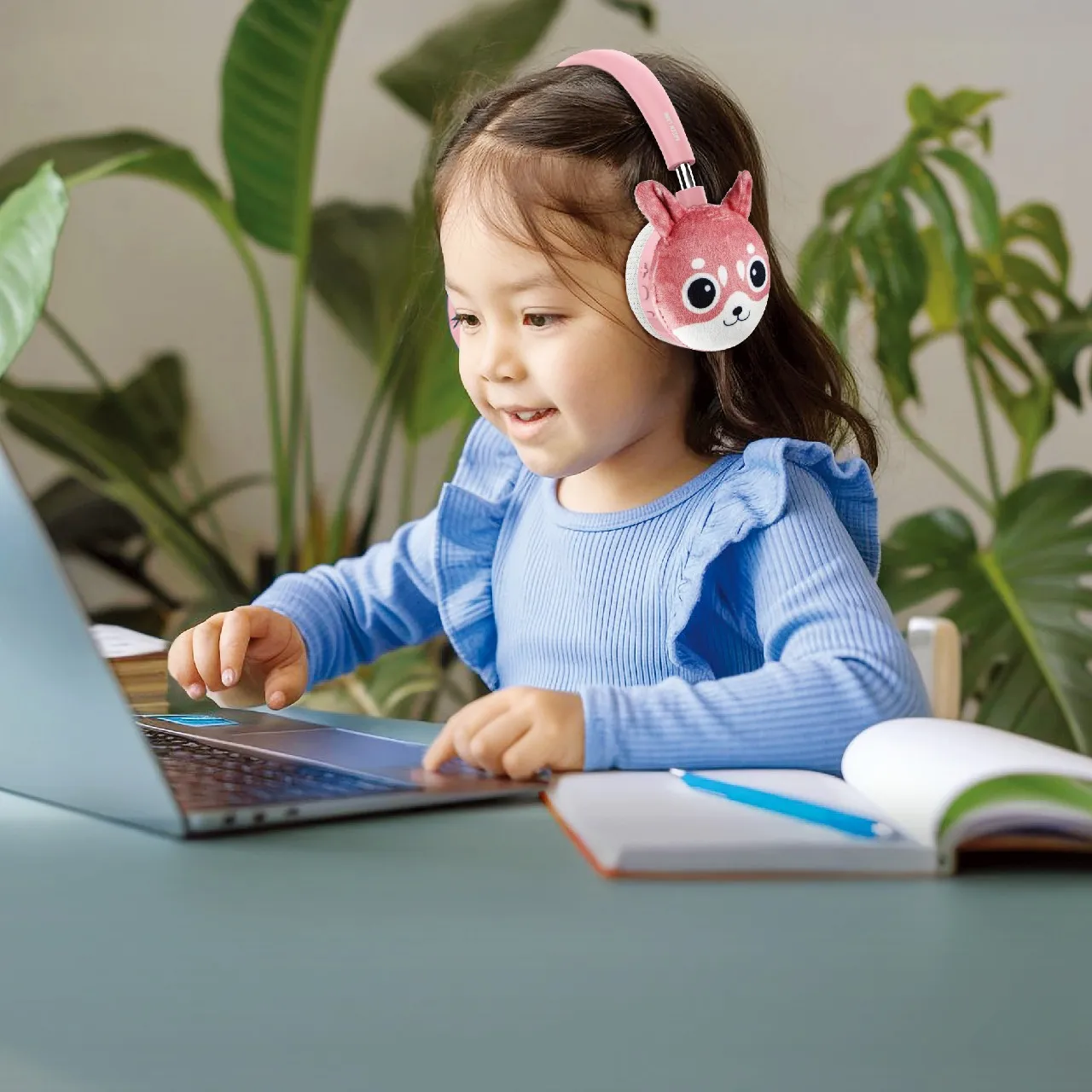 Green Lion Green Lion Green Lion GK-600 Kids Wireless Headphone – Pink