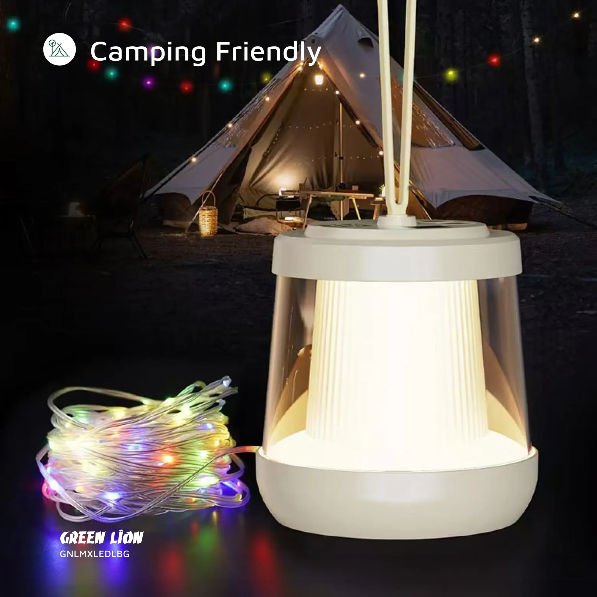 Green Lion Green Lion Lumex Led With Inbuilt Led Strip Light – Beige