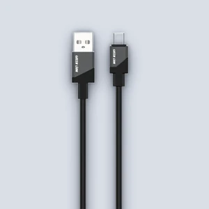 Green Lion USB-A to USB-C Silicone Cable – Black