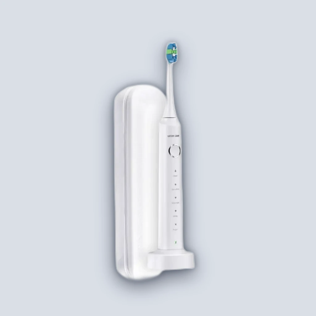 Green Lion Smart Brush Rechargeable Toothbrush – White