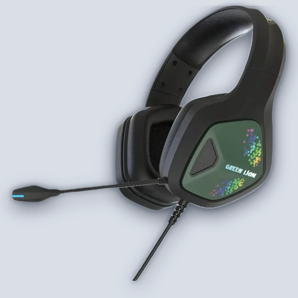 Green Lion Specter Gaming Headphone – Black