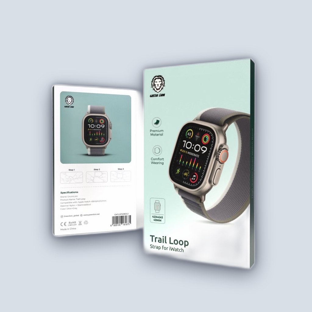 Green Lion Green Lion Trail Loop Nylon Strap 42/44/45/49MM