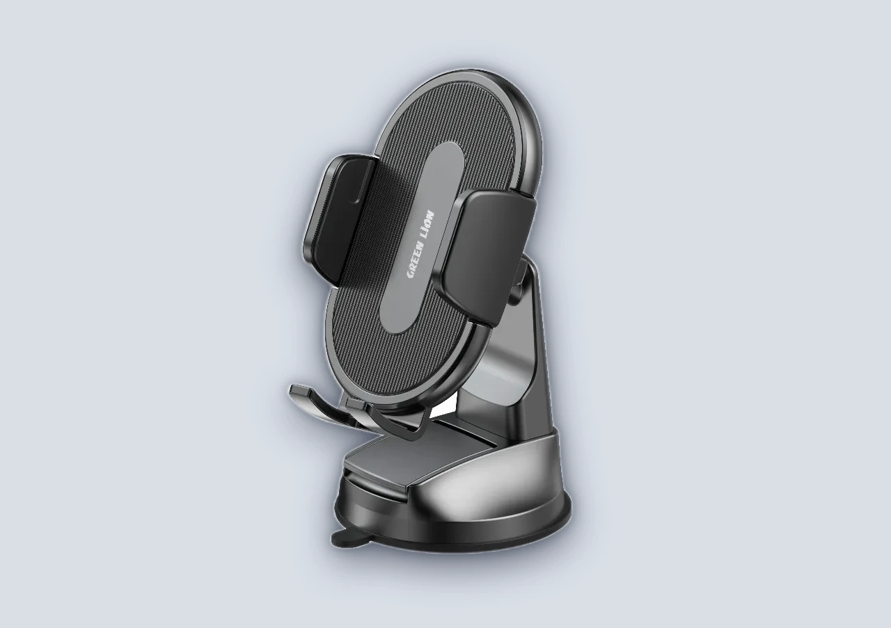 Green Lion Ultra Grip Car Phone Holder – Black