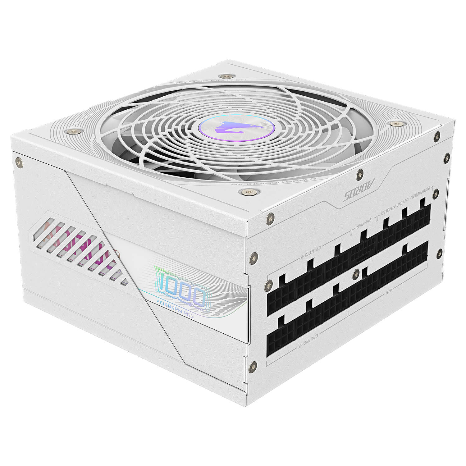 Gigabyte ELITE P1000W ICE 1000W PCIe 5.0 80+ Platinum Modular Power Supply
