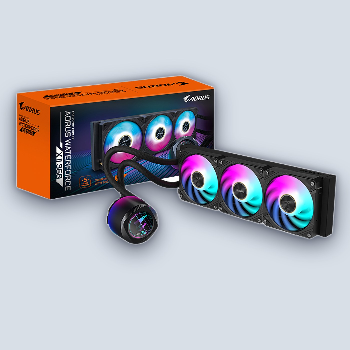Gigabyte GP-AORUS WATERFORCE X II 360 Liquid Cooler