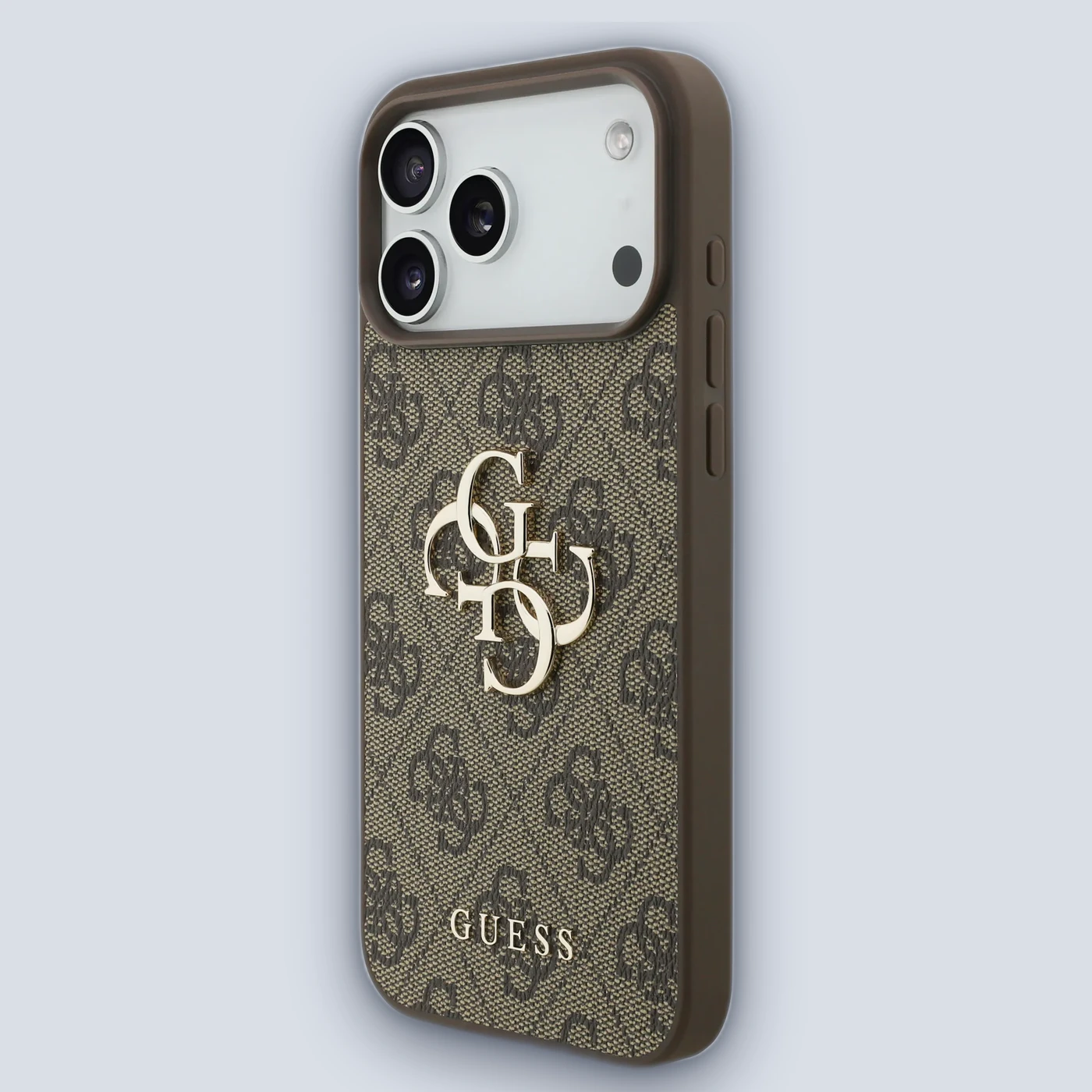 Guess Guess 4G PU Leather Case With Big 4G & Classic Logo For iPhone 17 Pro Max – Brown