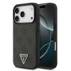 Guess Guess MagSafe 4G PU Leather Case With Triangle Logo For iPhone 17 Pro Max – Black