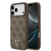 Guess Guess MagSafe 4G PU Leather Case With Triangle Logo For iPhone 17 Pro Max – Brown