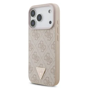 Guess Guess MagSafe 4G PU Leather Case With Small 4G Logo & Lanyard For iPhone 17 Pro