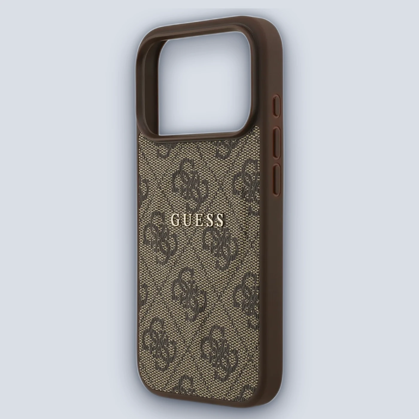 Guess Guess MagSafe 4G PU Leather Case With Classic Logo For iPhone 17 Pro Max – Brown