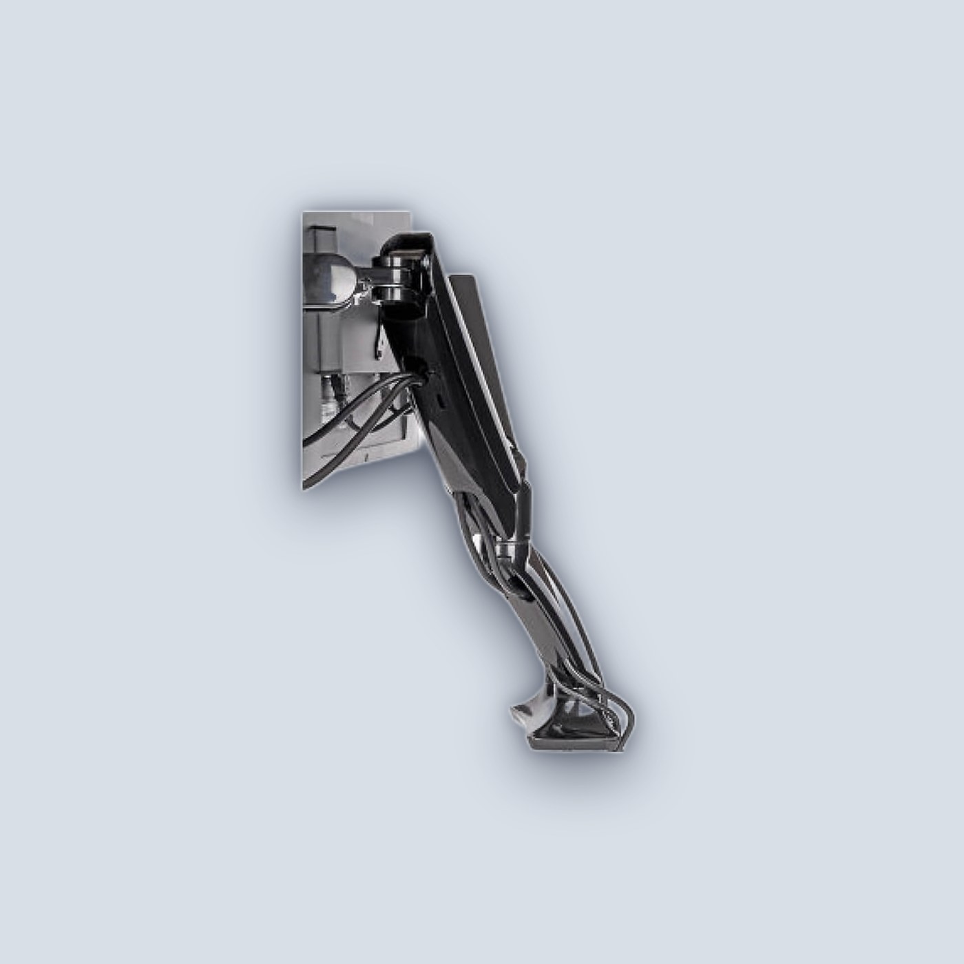 IIYAMA Dual Gas Spring Monitor Arm Desk Clamp/Grommet — image 4