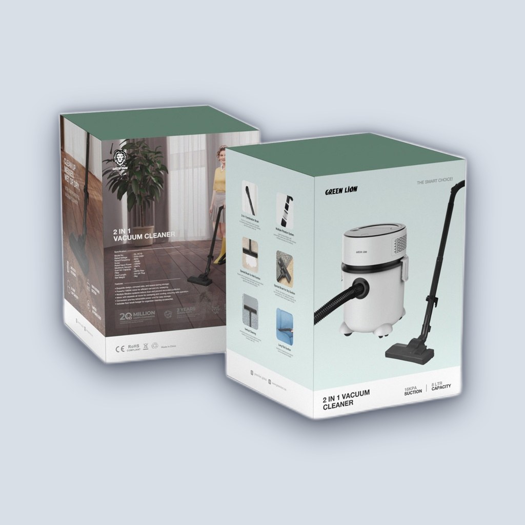 Green Lion Green Lion 2 In 1 Vacuum Cleaner – White