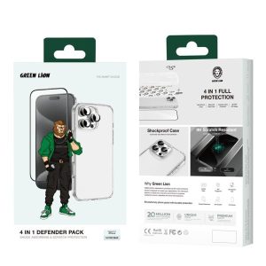 Green Lion Green Lion 4 In 1 Defender Pack iPhone 16 Pro / Pro Max