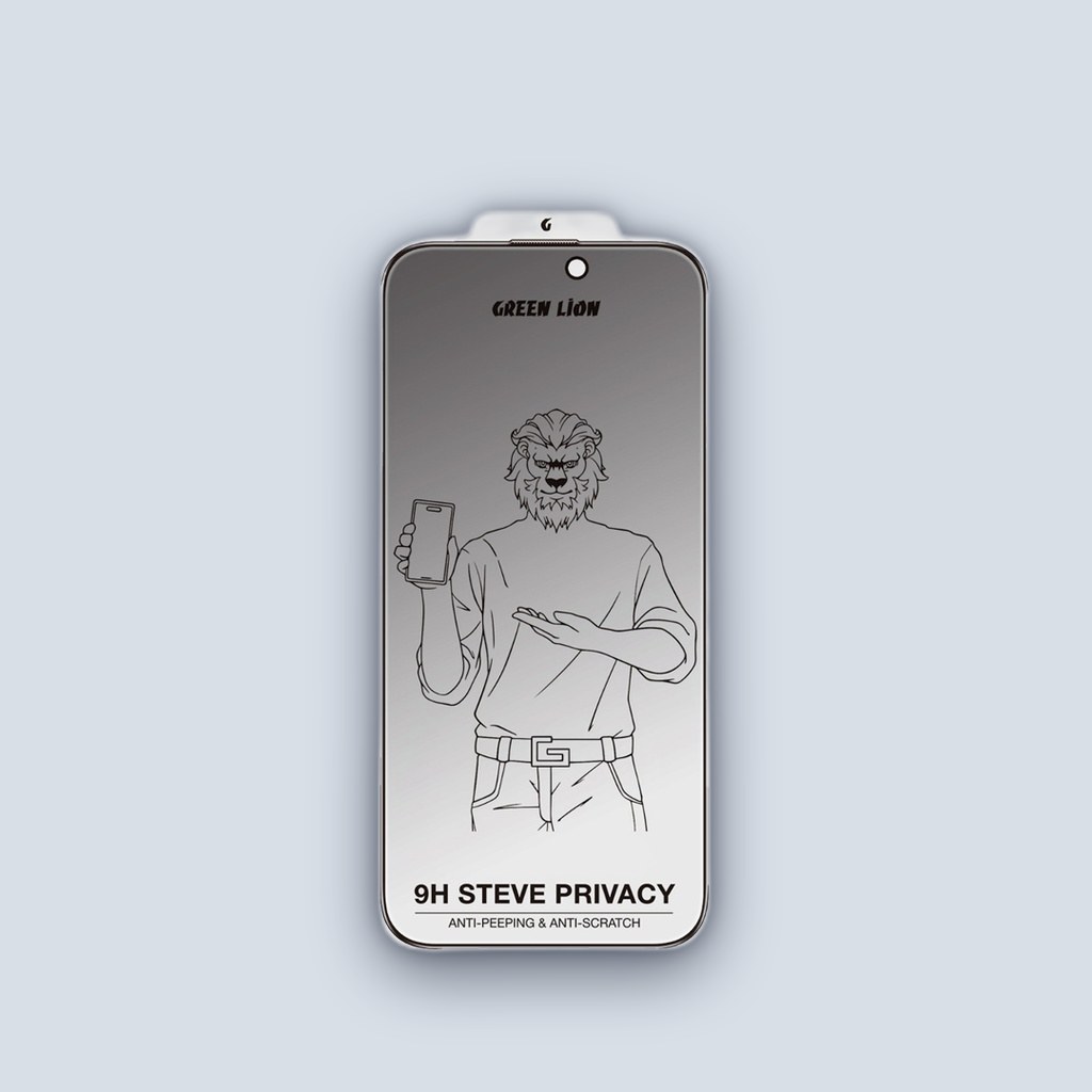 Green Lion Green Lion 9H Steve Privacy Anti-Peeping Glass – Black Edge