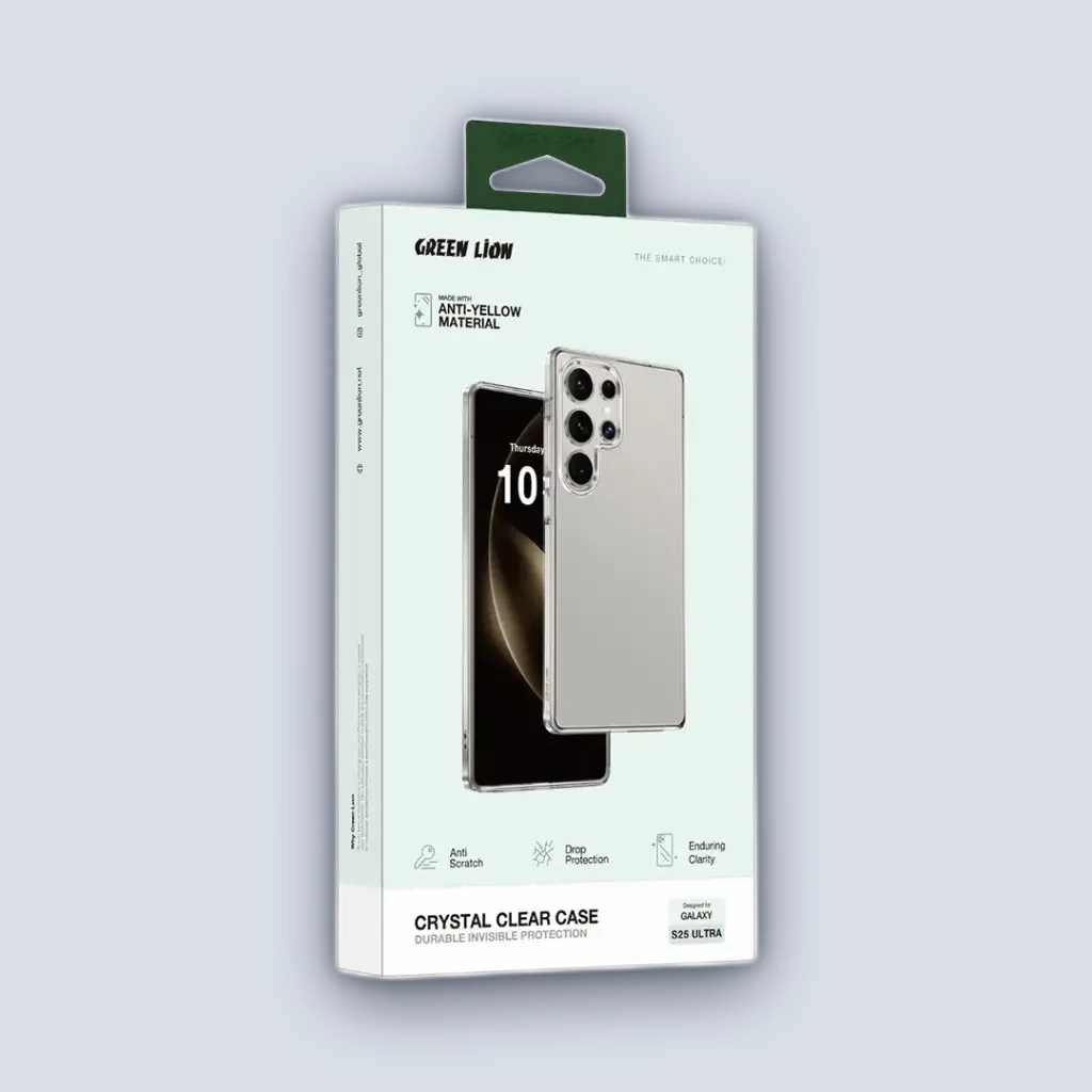 Green Lion Green Lion Crystal Clear Case for Samsung S25 – Clear