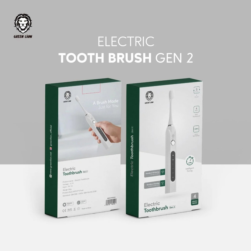 Green Lion Green Lion Electric Toothbrush (Gen-2)
