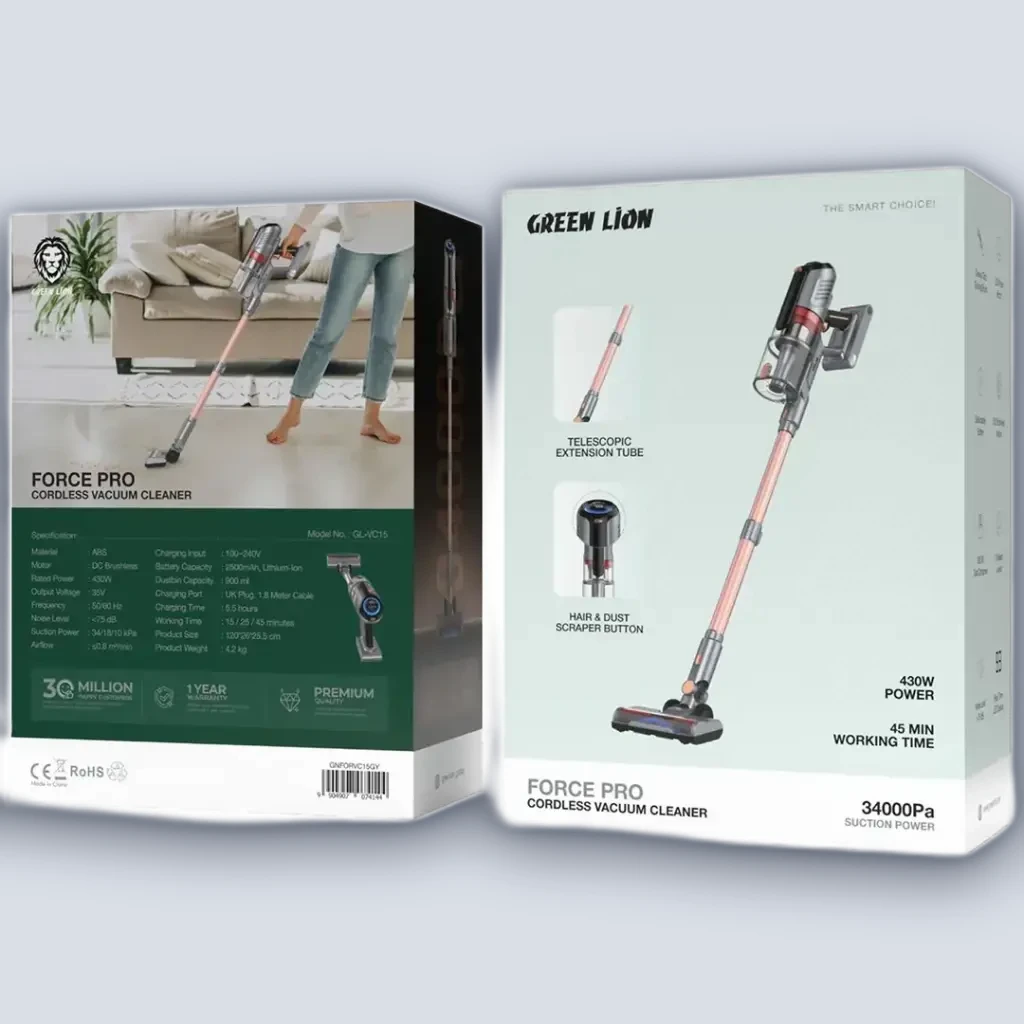 Green Lion Green Lion Force Pro Cordless Vacuum Cleaner – Gray
