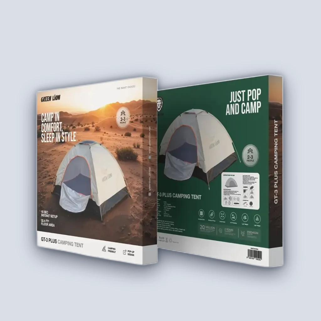 Green Lion Green Lion GT3-PLUS Camping Tent – Beige