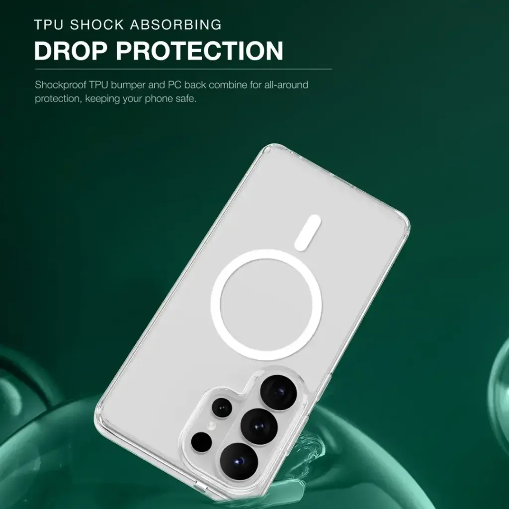 Green Lion Green Lion MagSafe Crystal Clear Case for S26/S26 Plus/S26 Ultra – Clear