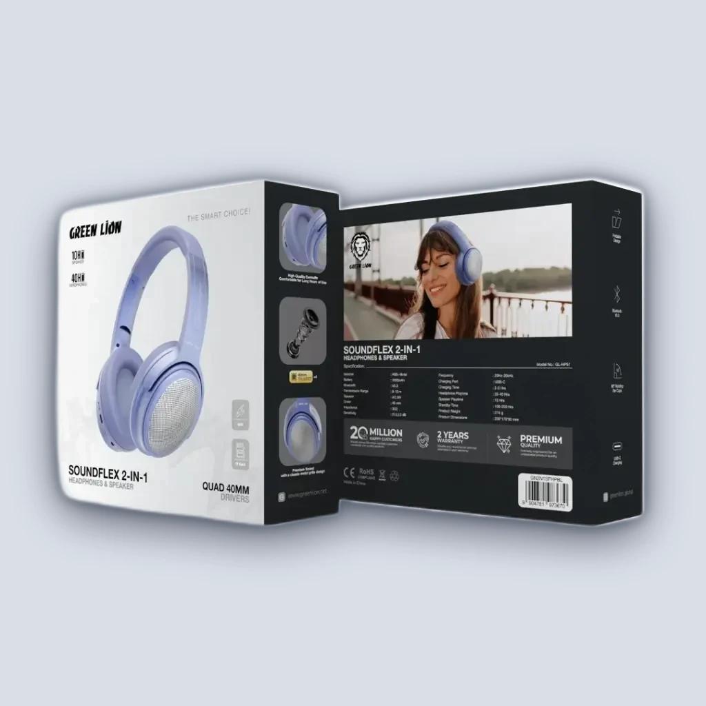 Green Lion Green Lion SOUNDFLEX 2-in-1 Headphones and Speaker
