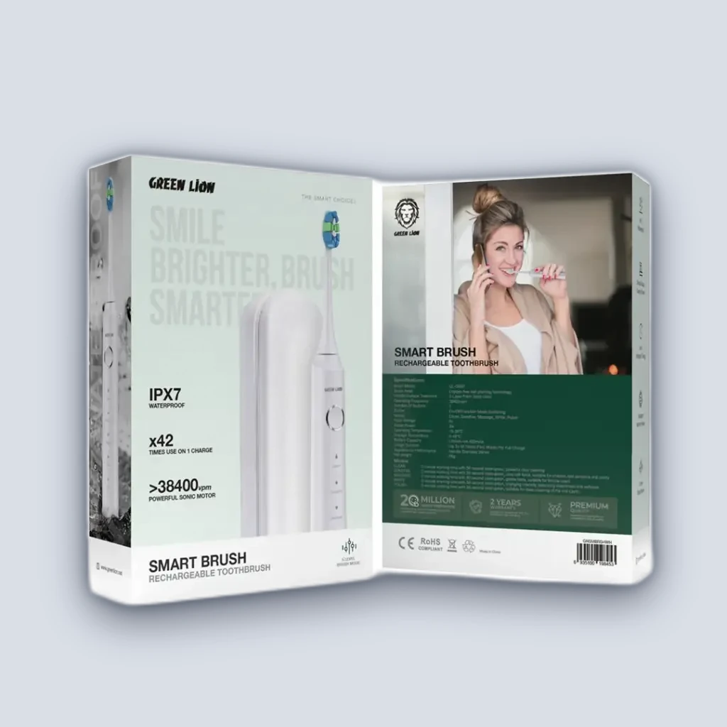 Green Lion Green Lion Smart Brush Rechargeable Toothbrush – White