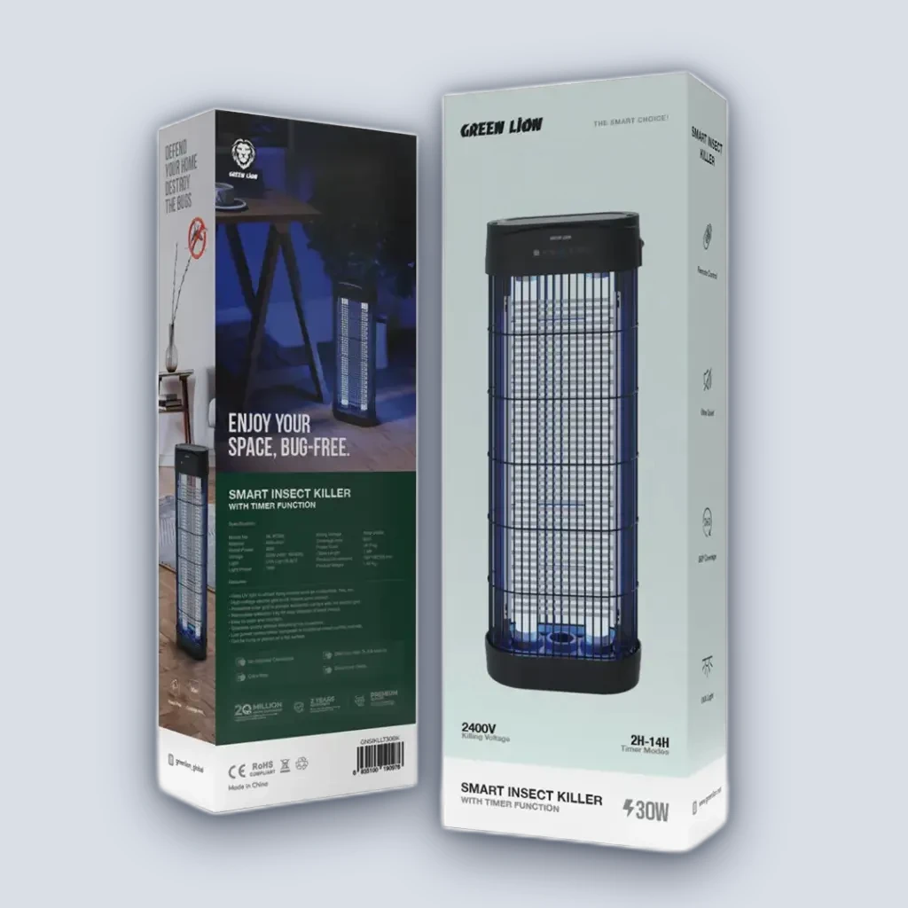 Green Lion Green Lion Smart Insect Killer With Timer Function 30W – Black