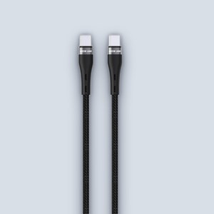 Green Lion USB-C to USB-C Braided Cable – Black