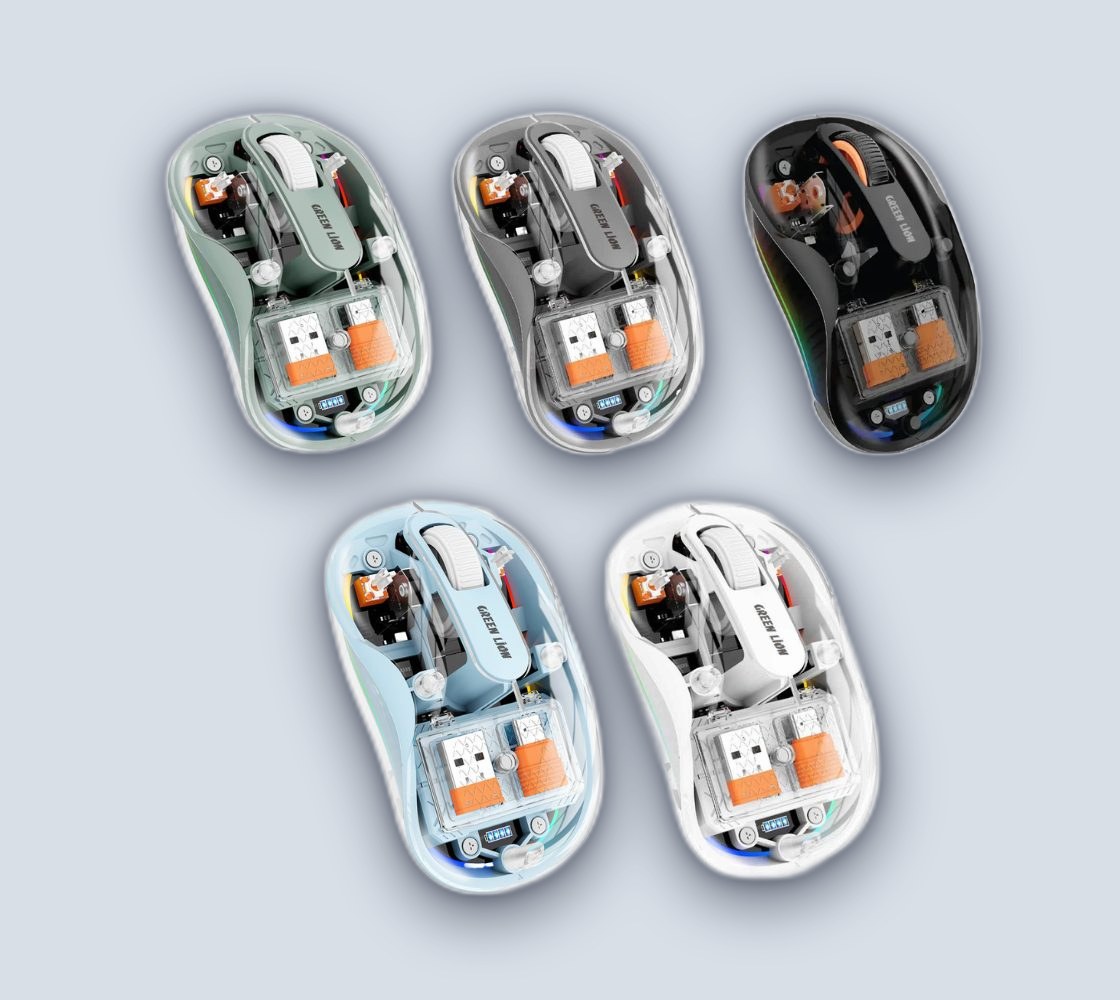 Green Lion Green Lion Wireless Turtle Mouse 2400DPI