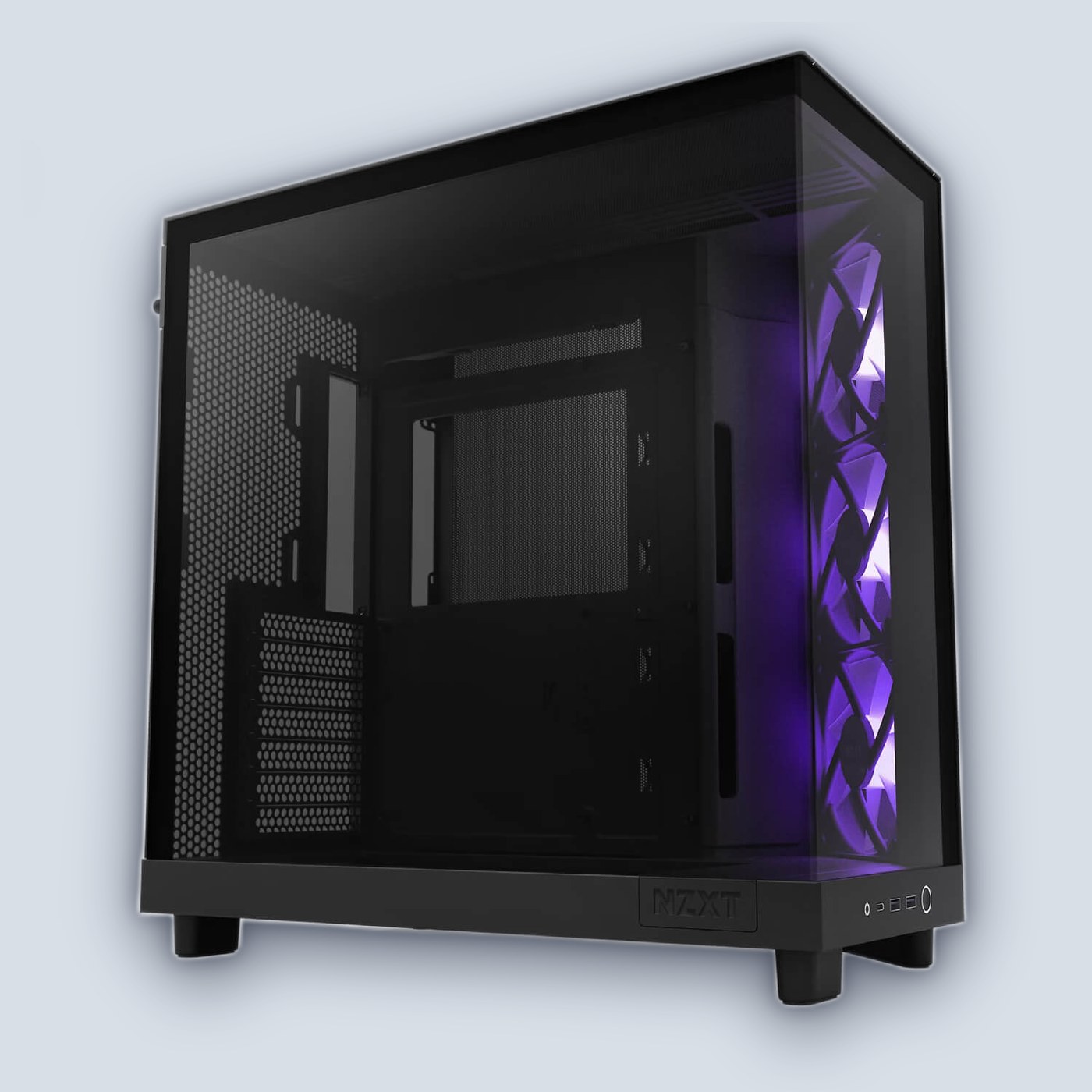 NZXT H6 Flow RGB Black PC Case — image 2