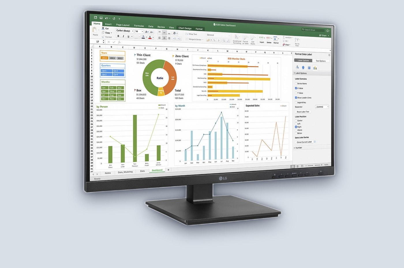 LG 27" IPS FHD 75Hz 5ms Monitor (27BN650Y) — image 3