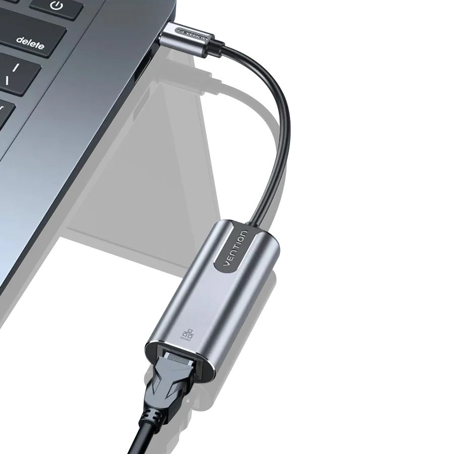 Vention USB-C to LAN Gigabit 0.15m Ethernet Adapter — image 3