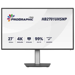 IIYAMA ProGraphic 27″ IPS 4K UHD 60Hz 4ms Professional Monitor