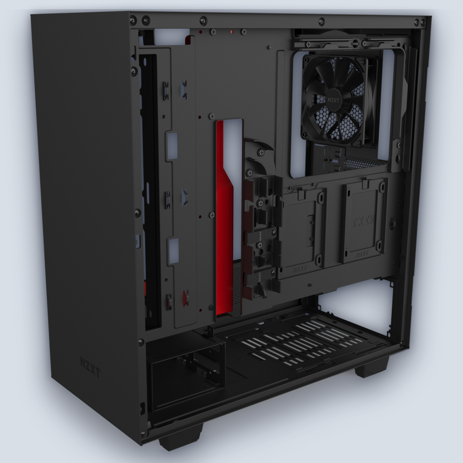 NZXT H510 Matte Black/Red PC Case โ image 6