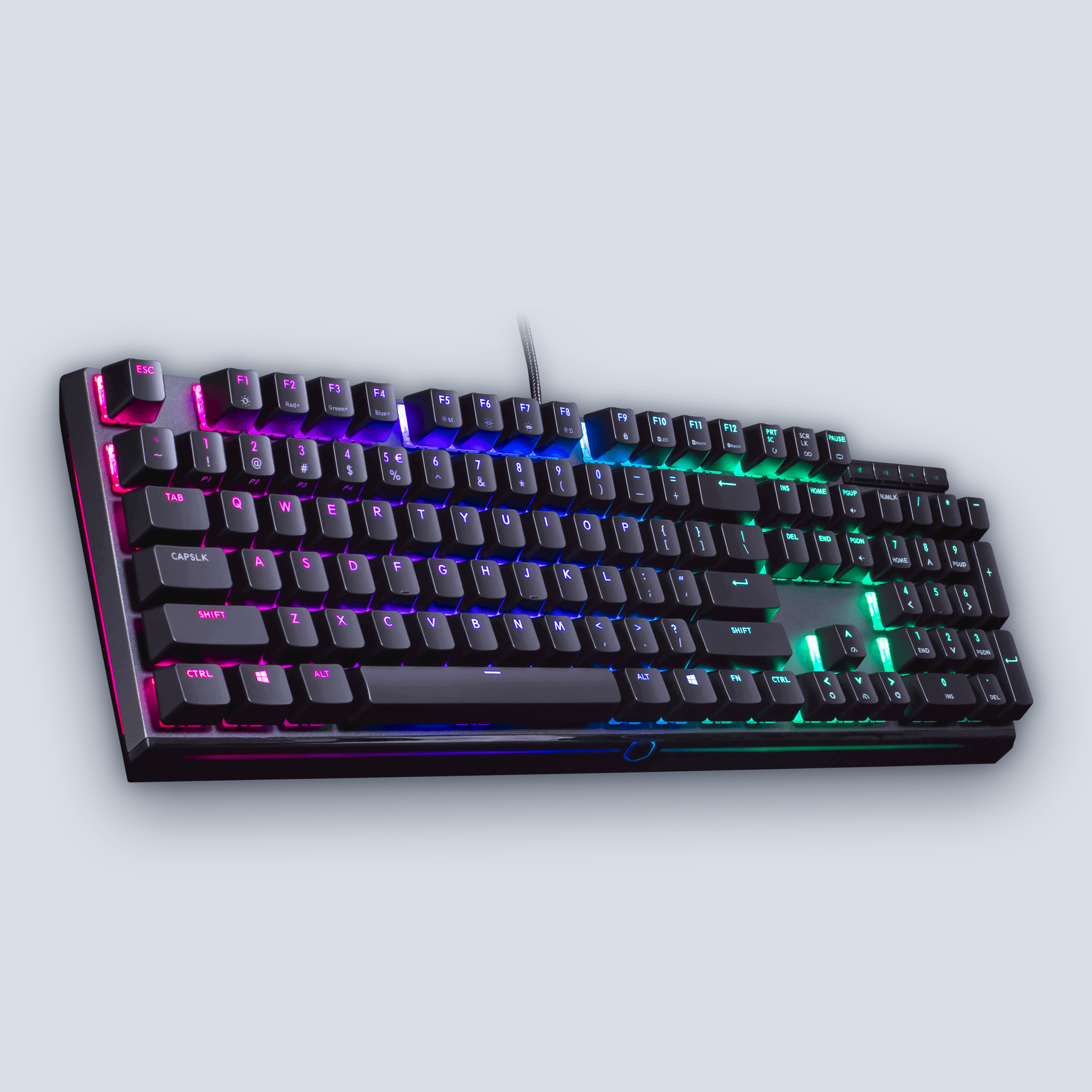 CoolerMaster MK750 RGB Blue Switch Hebrew/English Mechanical Gaming Keyboard — image 2