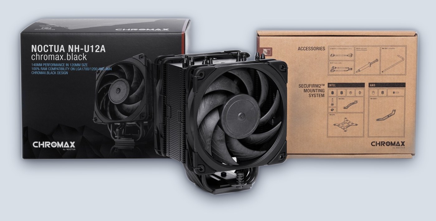Noctua NH-U12A chromax.black CPU Cooler โ image 4