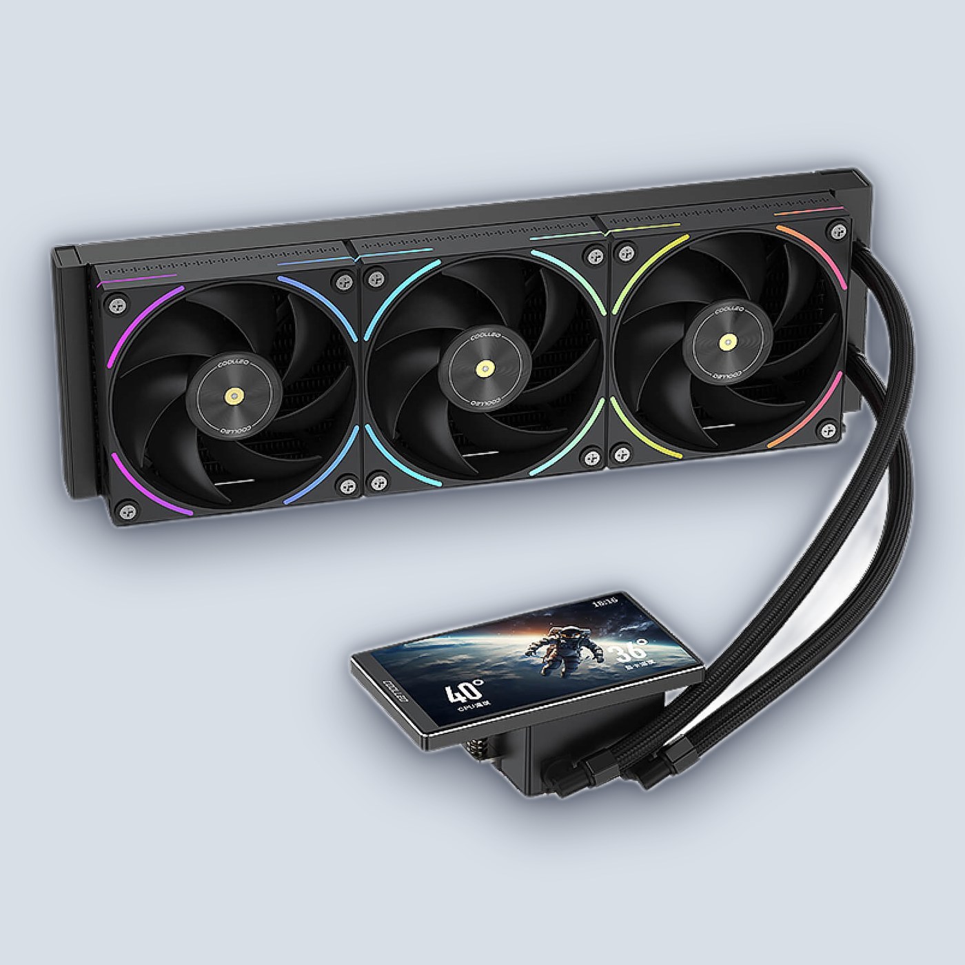 Coolleo ICE Apex Vision PRO 360 BK Water Cooler