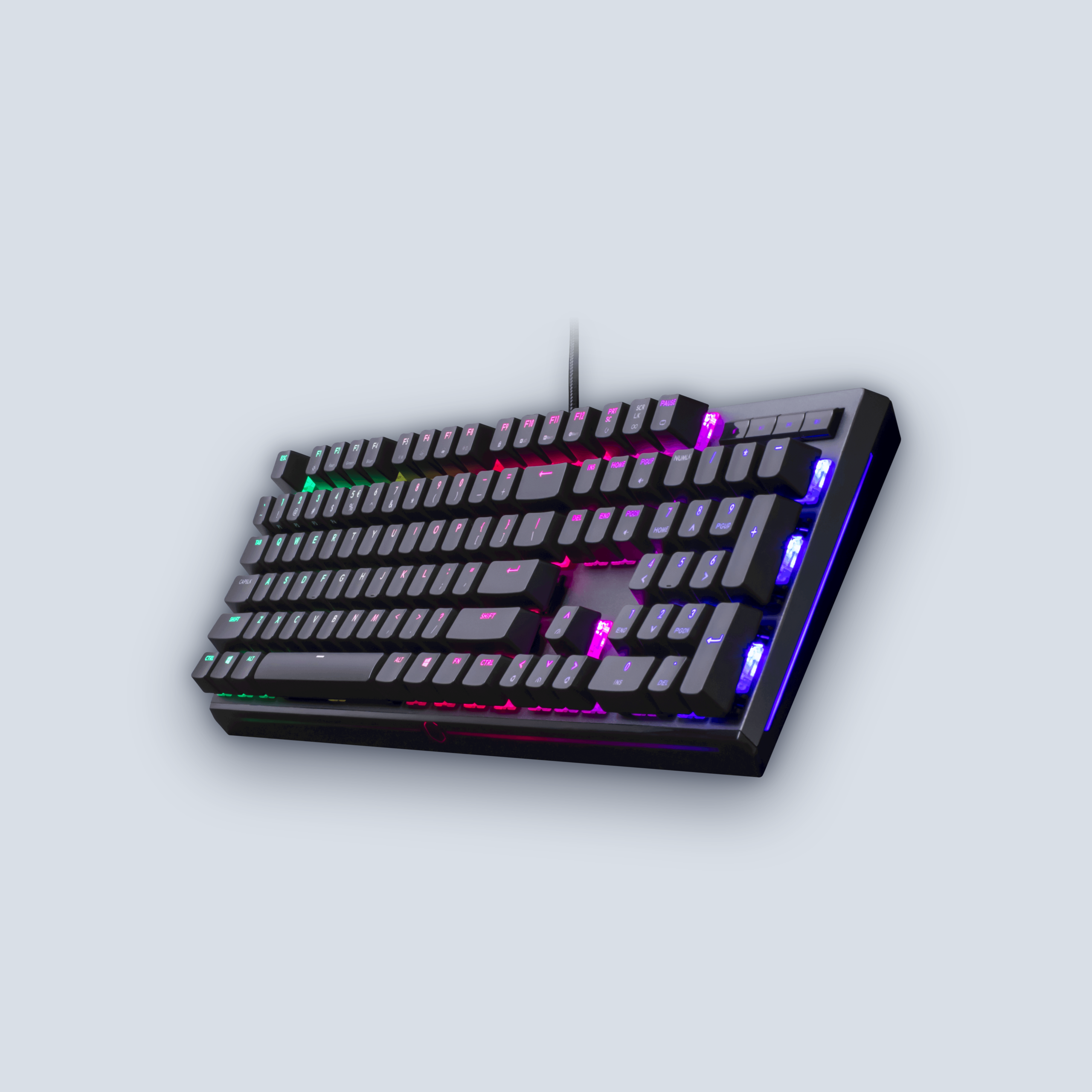 CoolerMaster MK750 RGB Blue Switch Hebrew/English Mechanical Gaming Keyboard — image 3